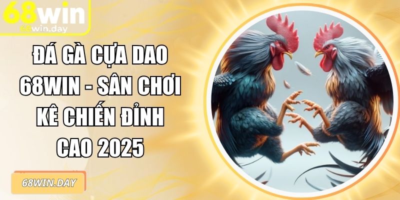 Đá Gà Cựa Dao 68win - Sân Chơi Kê Chiến Đỉnh Cao 2025 4 đá gà cựa dao 68win